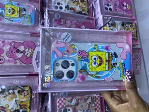 Ertgro Spongebob Case With Glitter and Magsafe for iPhone 16 Pro Max
