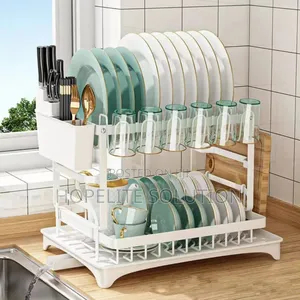 2 Layer Carbon Steel Coated Dish Rack