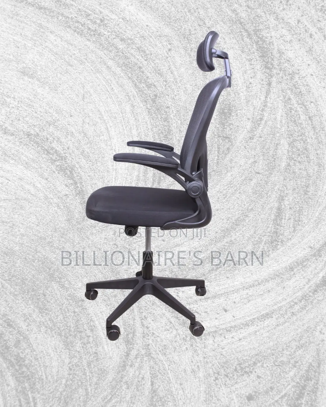 Premium Office High-Back Grey Mobility | Nairobi Delivery Guaranteed