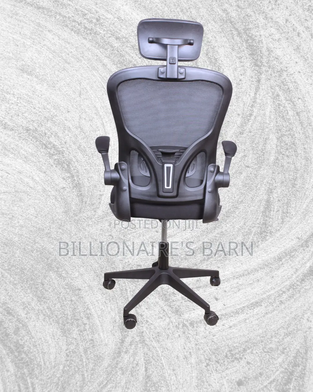 Premium Office High-Back Grey Mobility | Nairobi Delivery Guaranteed