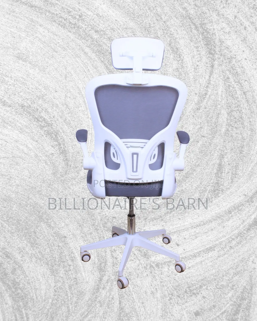 Adjustable Ergonomic White Orthopedic — Chair | Nairobi Delivery