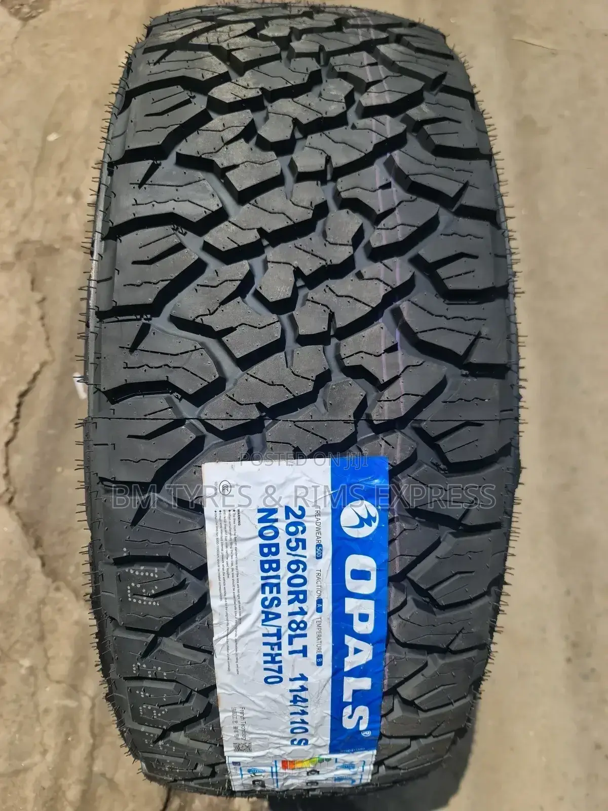 265 /60 R18 Opals Tyres (All Terrrain)