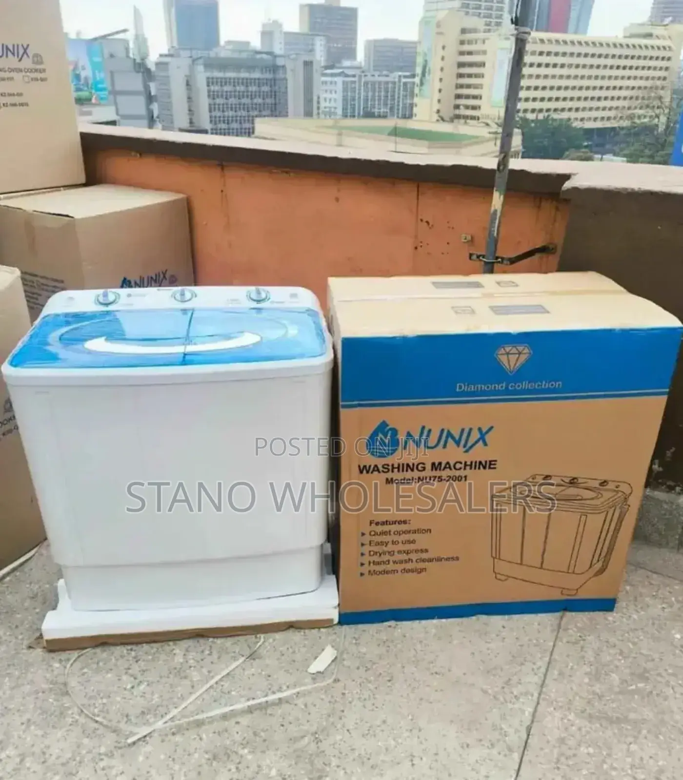 Quality Nunix 7.5kg Twin Tub Washing Machine