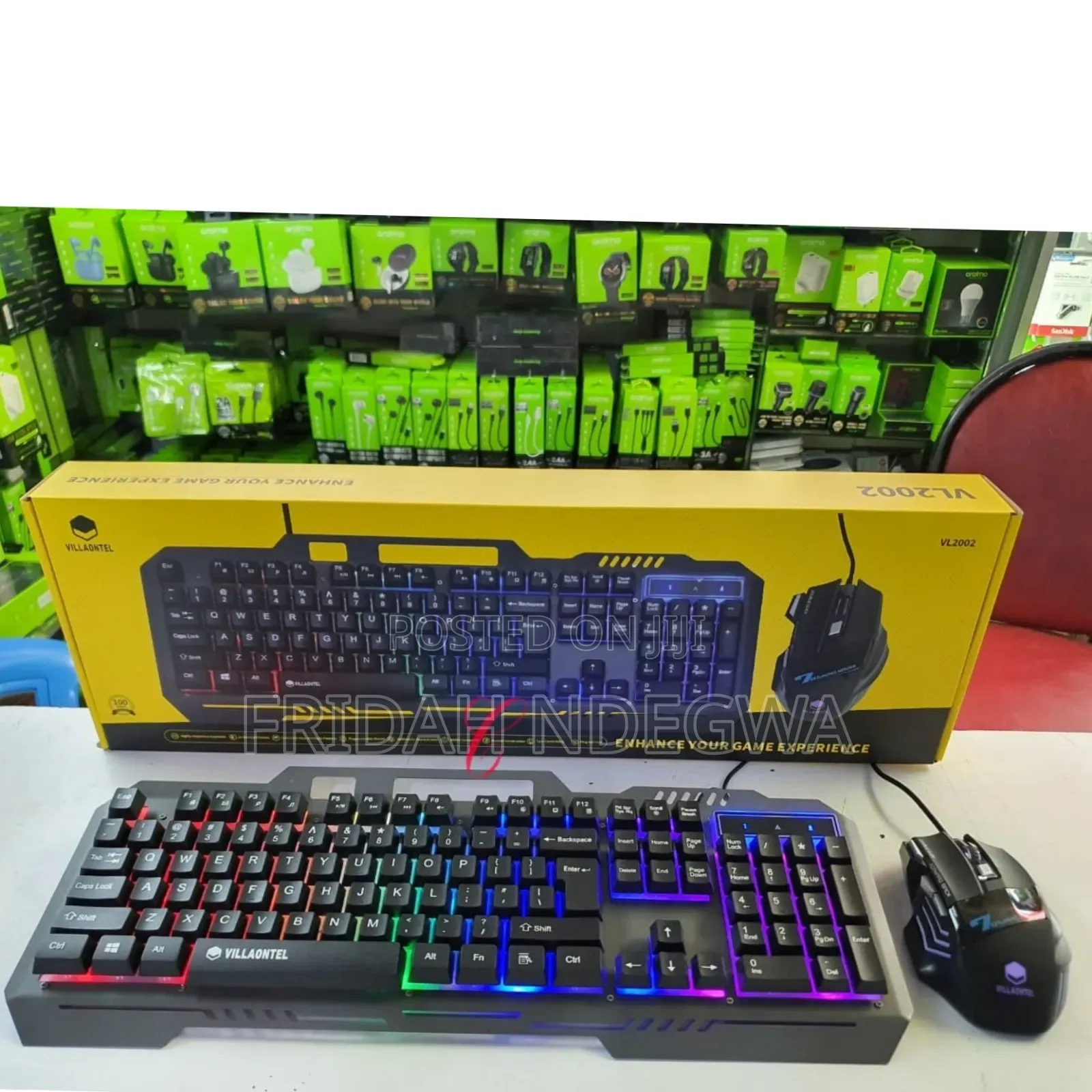 Villaon Vl2002 Wired Gaming Keyboard With Mouse Combo