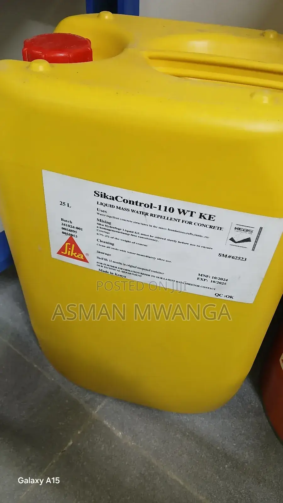 Sikacontrol 110 Wt Ke 25l