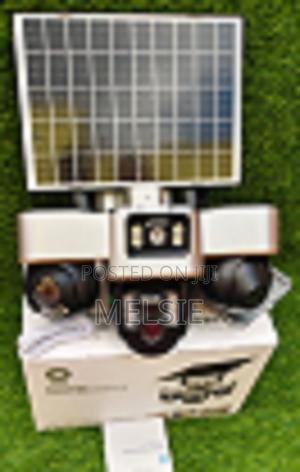 4g 3-Lens PTZ Solar Camera Smart Rotatable CCTV Security Camera . . . - main view