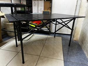 Camping Table. Ultralight Portable Aluminum Folding Table Holder - thumbnail 2