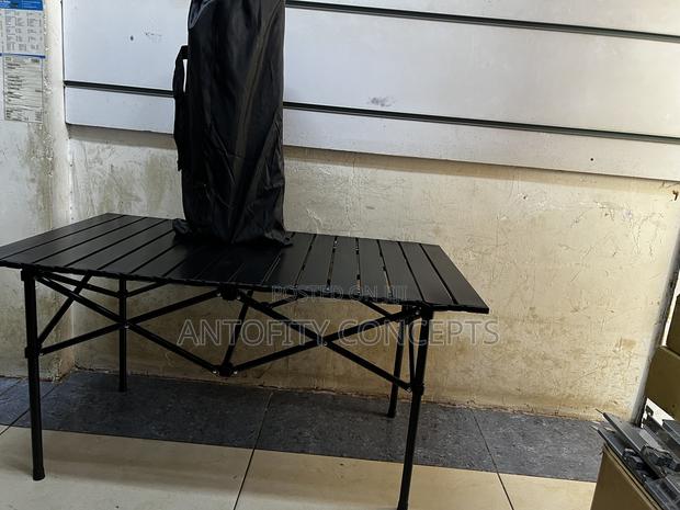 Camping Table. Ultralight Portable Aluminum Folding Table Holder - thumbnail 3