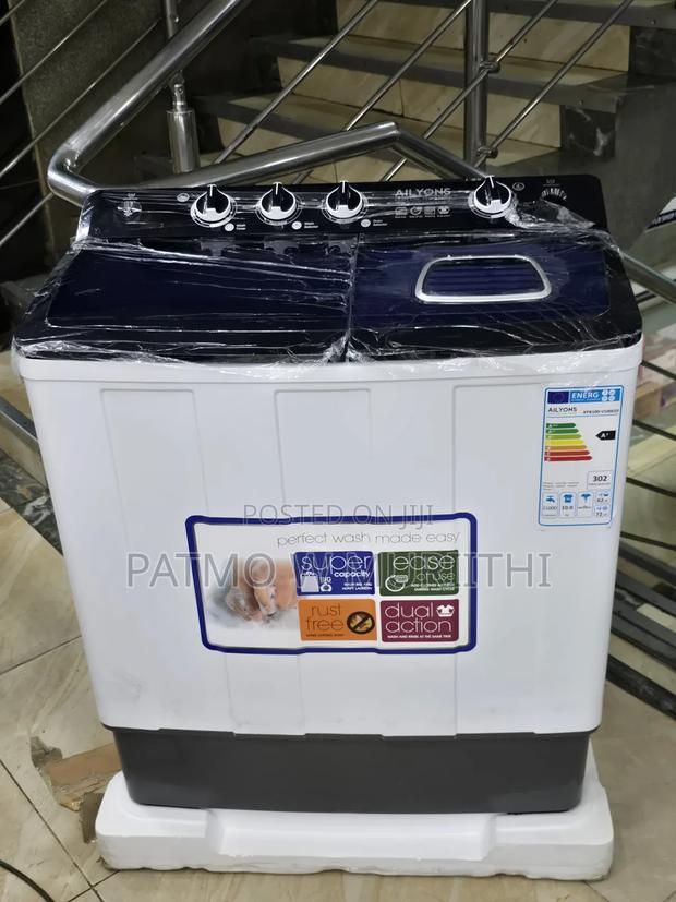 Washing Machine, Ailyons 10kg Washing Machine Wash and Spin - main view