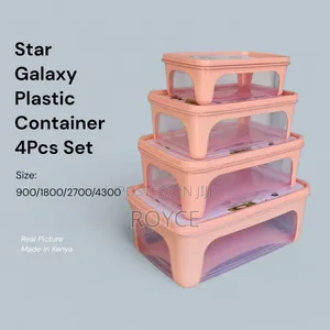 4pc Plastic Container Set