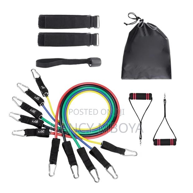 11pcs Exercise Resistance Bands - thumbnail 3