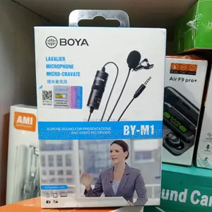 Boya By-m1 Clip-on Microphone For Clear Professional Audio