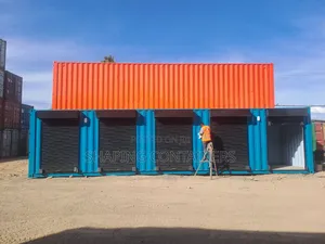 40ft Container Shops 4 Doors