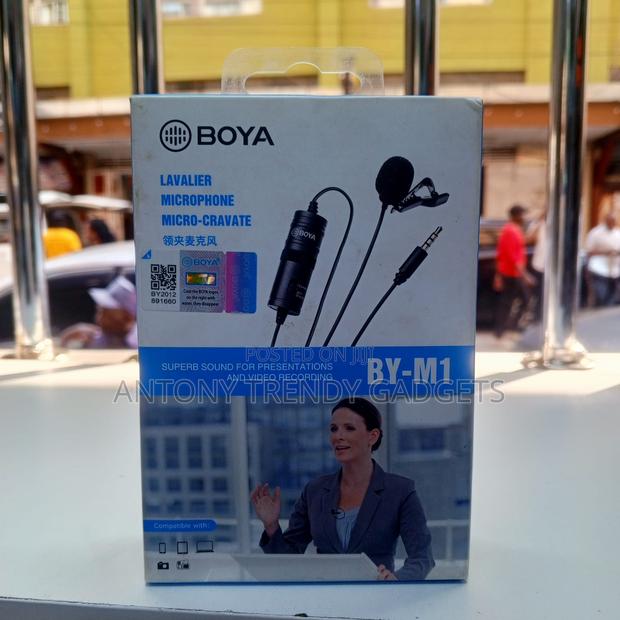 Boya By-m1 Wired Lavalier Mic For Youtube & Content Creators