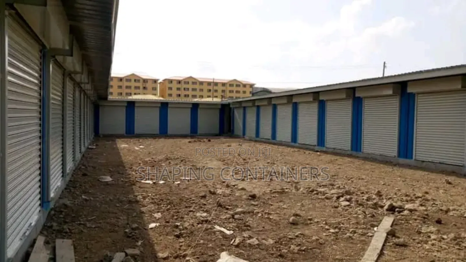 40ft Container Shops 4 Doors