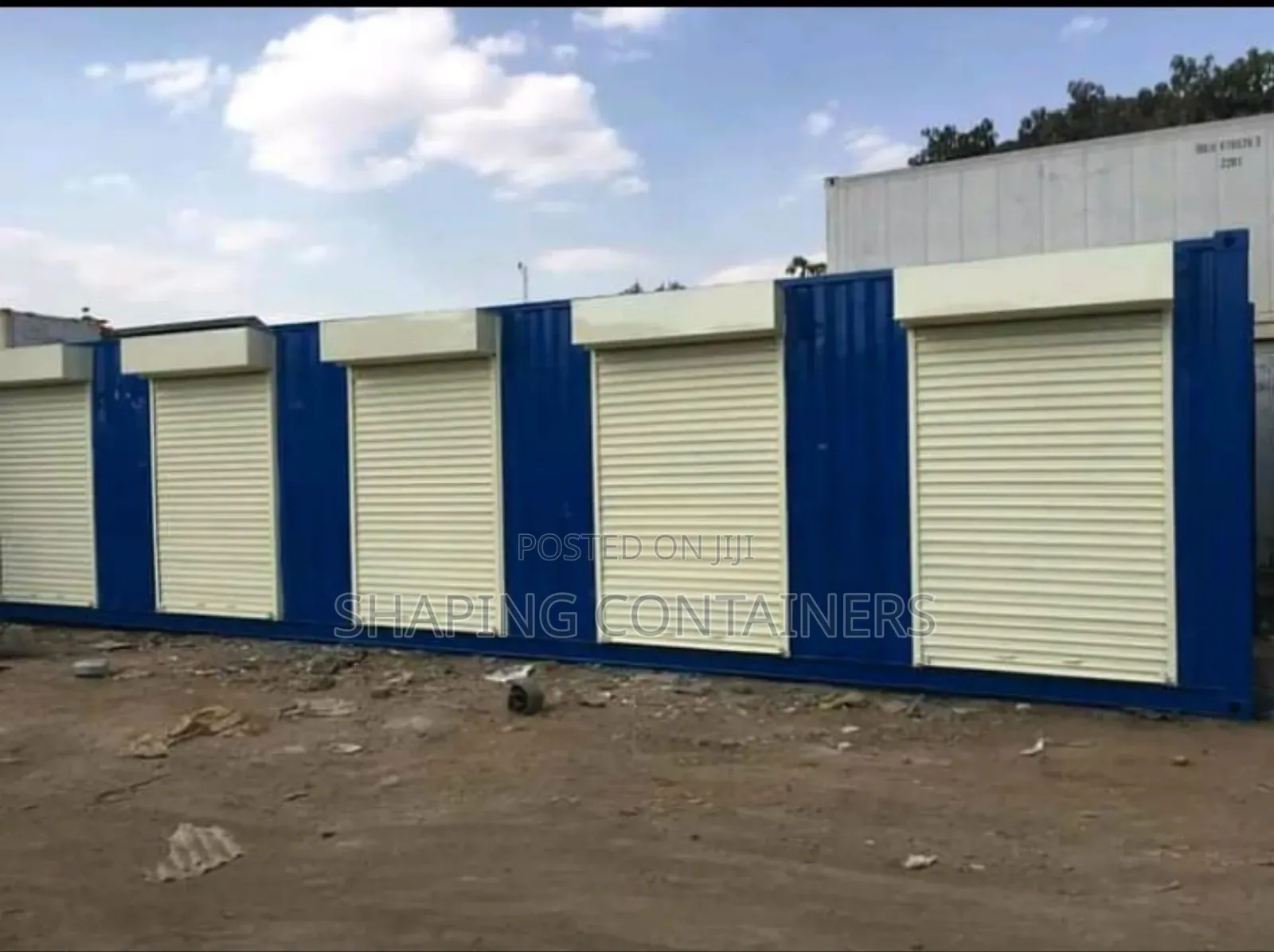 40ft Container Shops 4 Doors