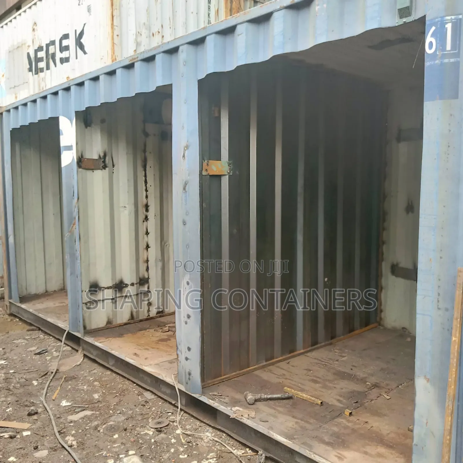 40ft Container Shops 4 Doors