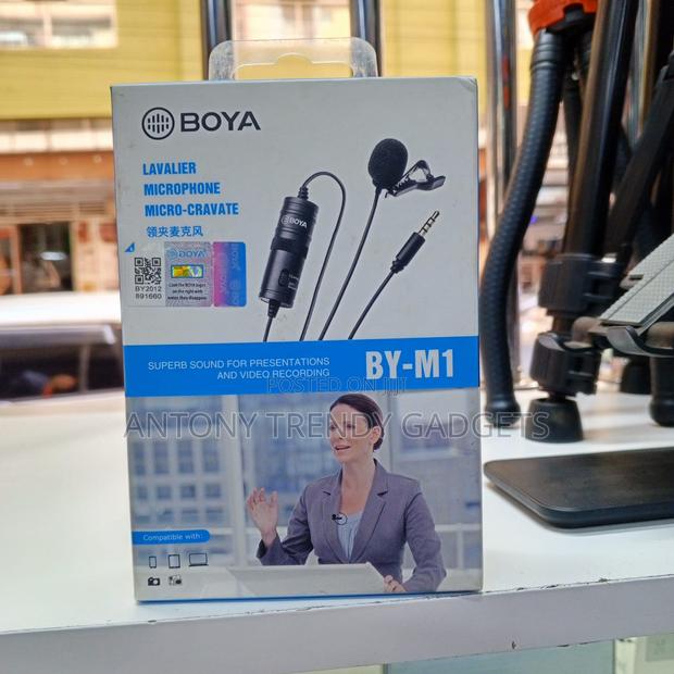 Boya By-m1 Omnidirectional Mic – Ideal For Interviews & Video