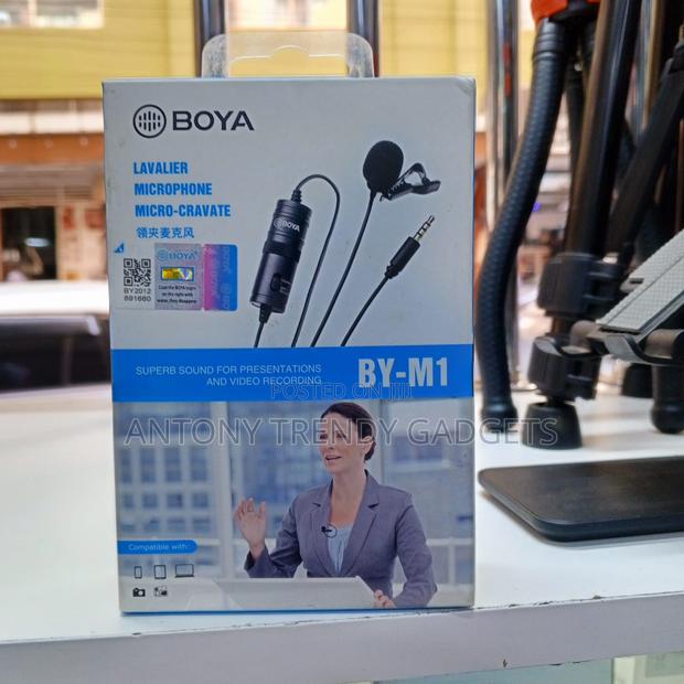 Boya By-m1 Omnidirectional Mic – Ideal For Interviews & Video - thumbnail 2