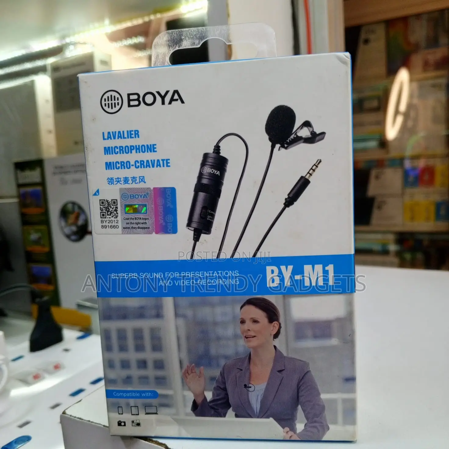 Boya By-m1 Condenser Mic For Dslr Cameras & Smartphones