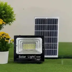 Automatic Dusk to Dawn 100w Solar Flood Light Ip67 Waterproof Lamp