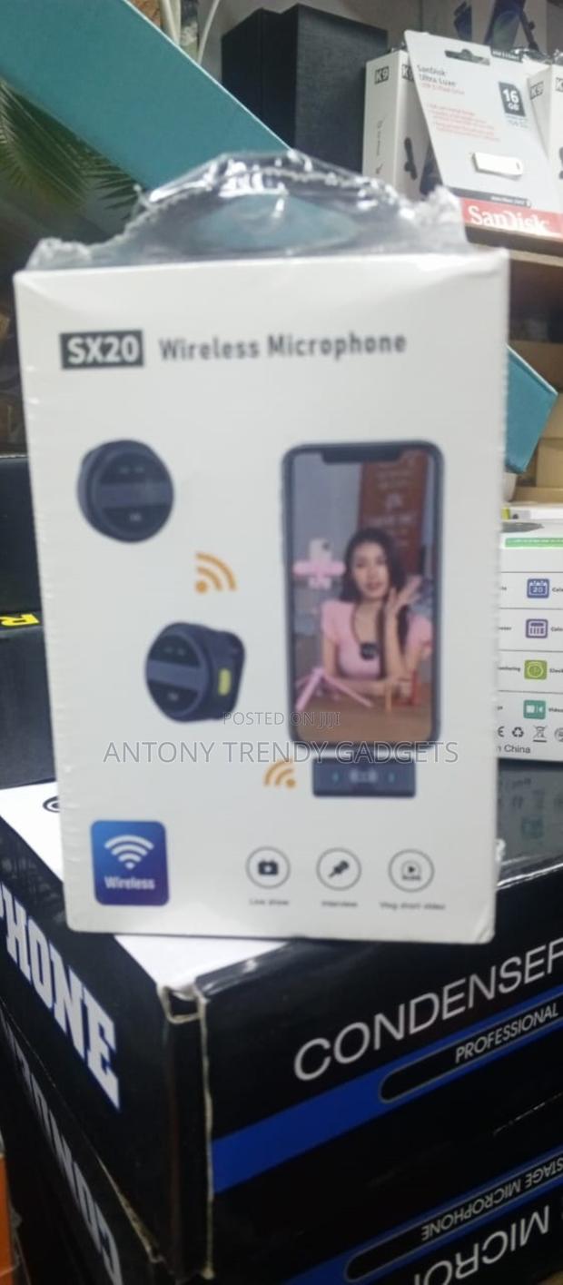 Sx20 Magnetic Wireless Mic With Noise Cancellation