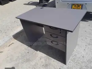 Dark Gray Office Study Table
