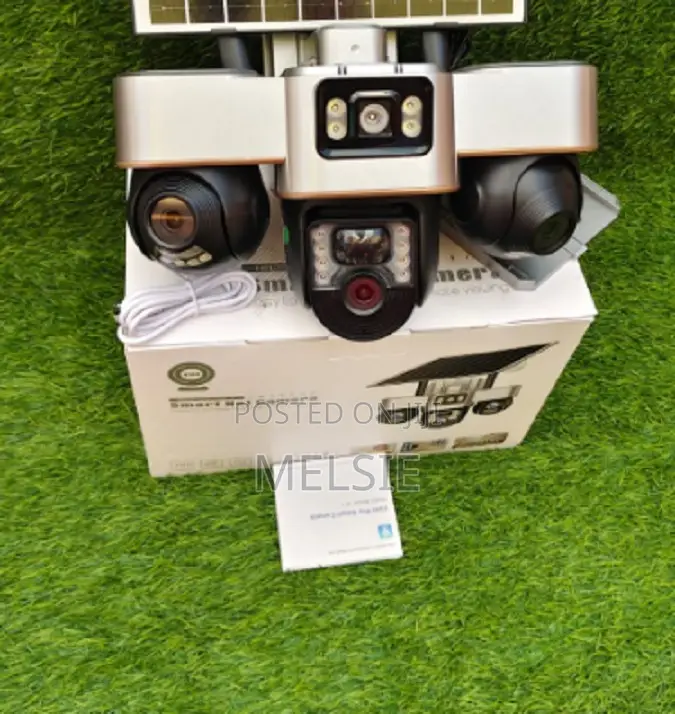 Pro 4g Solar Security Camera – Triple-Lens Ptz, Ai Detection Camera.