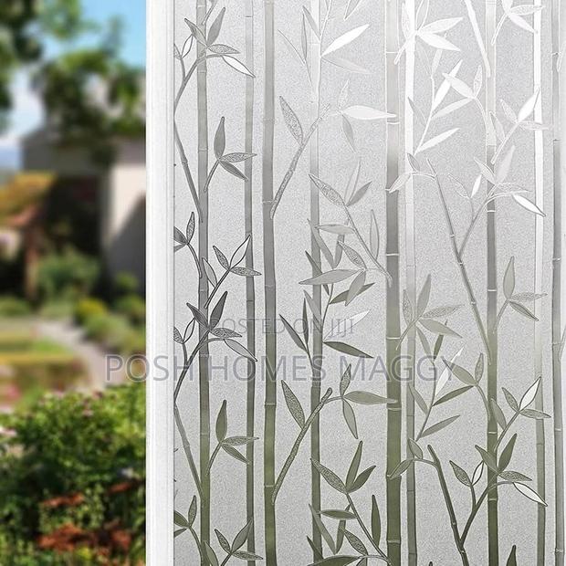 Flowered Decorative Window Film - main view