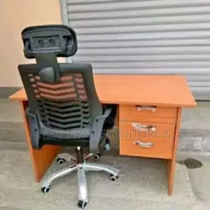 Cherry 1.2m Office Desk Headrest Chair