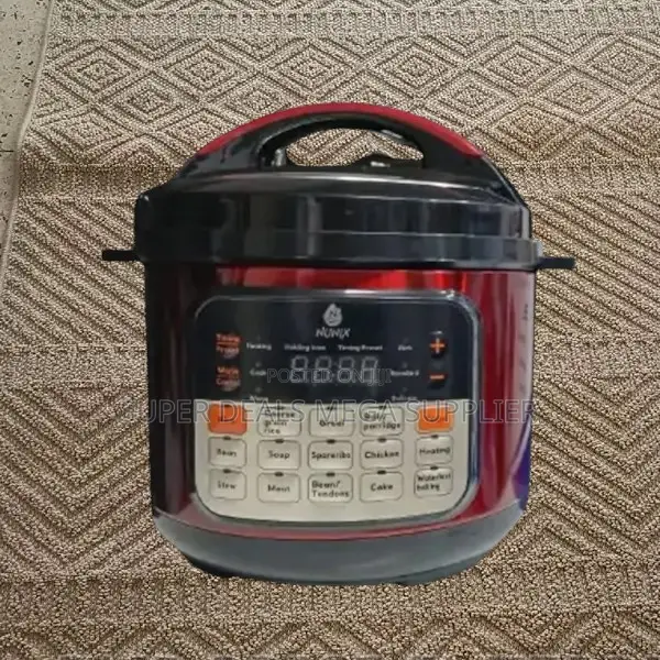 Nunix 5l Multi Function Electric Pressure Cooker | Led Safety Design