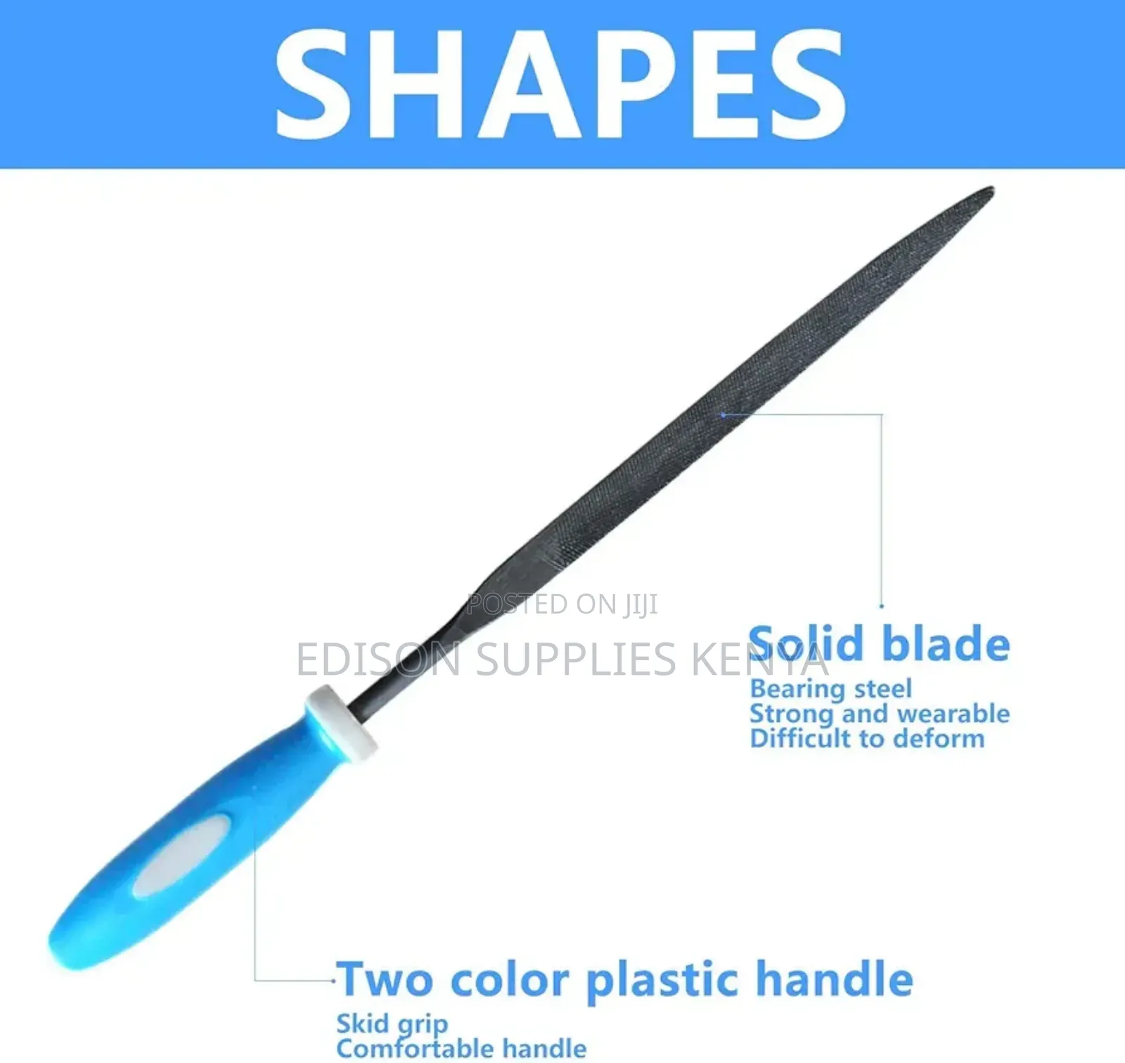 6pcs File Set Needle Files (Different Sizes) Steel Wood Filing Needles