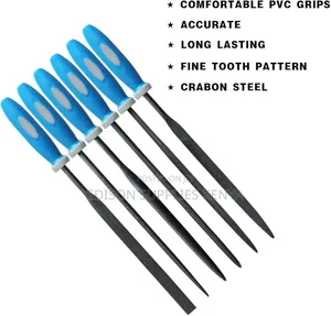 6pcs File Set Needle Files Steel Wood Grinding Metal Filing Needles