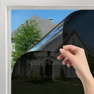 Black Reflective Privacy Window Film