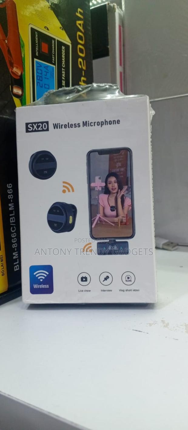 Sx20 Portable Wireless Mic For Vlogging & Live Streaming