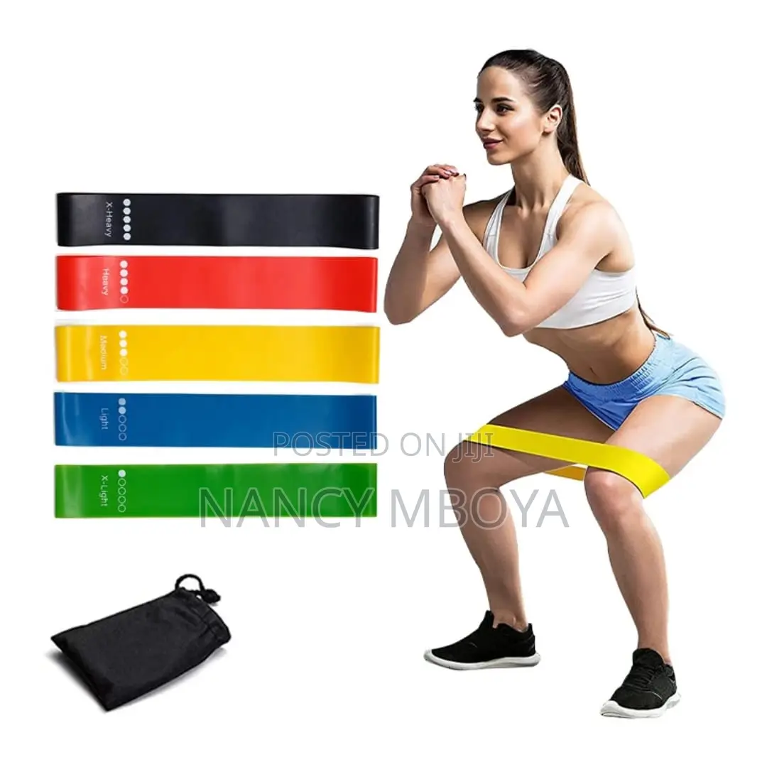 5pcs Premium Exercise Resistance Bands