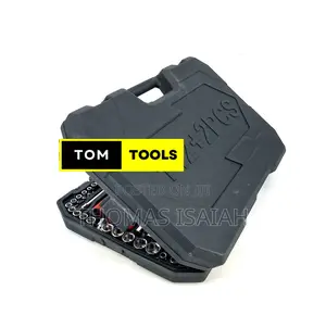 142+2pcs Chrome Vanadium 1⁄2 Inch and 1⁄4 Inch Ratchet Set Tool Kit