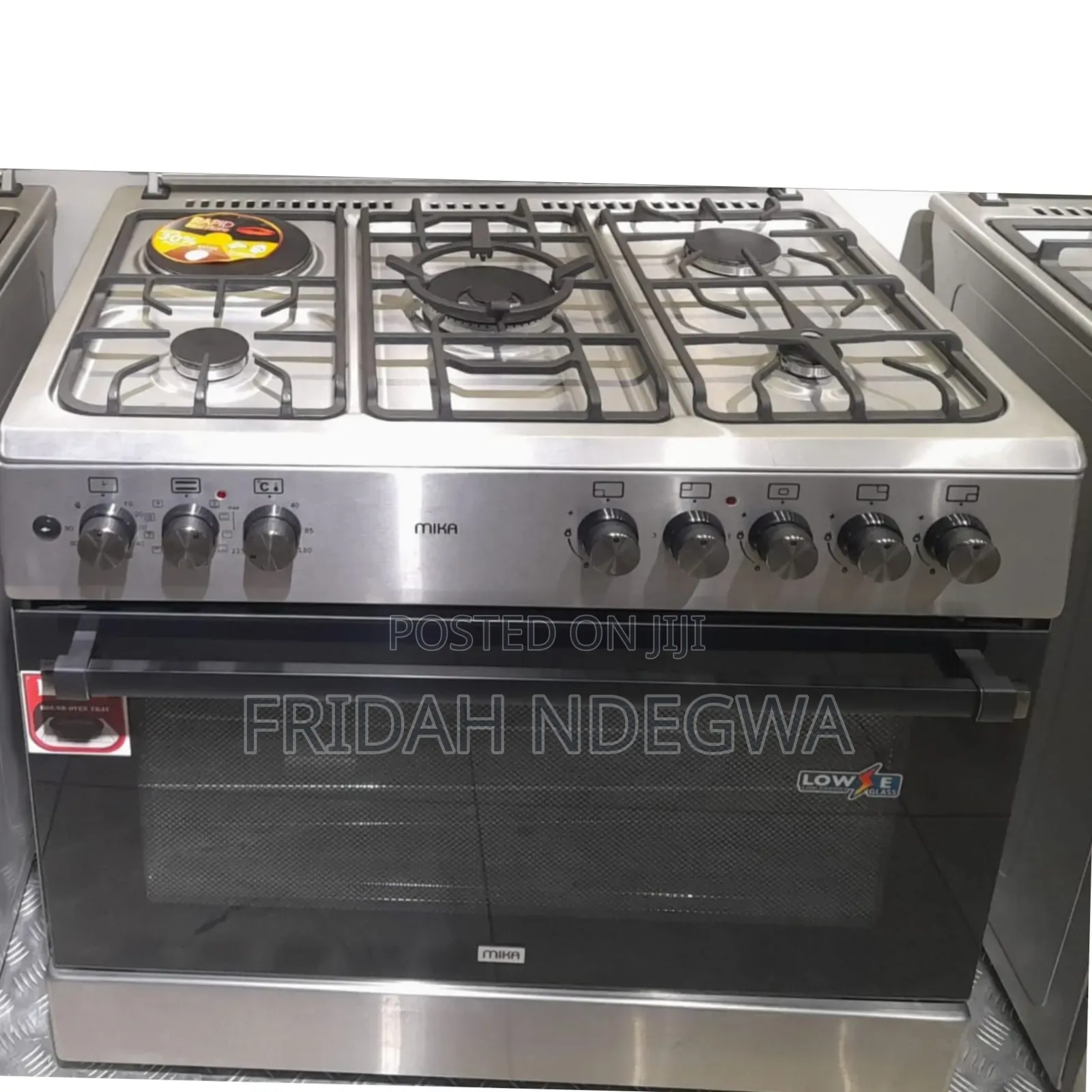 *Mika Standing Cooker, 90cm X 60cm, 4 Gas Pool Jet Burners