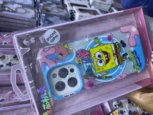 Oterdee Spongebob Magsafe Glitter Case for iPhone 16 Pro