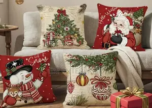 *Christmas Themed Pillow Cushion Cases