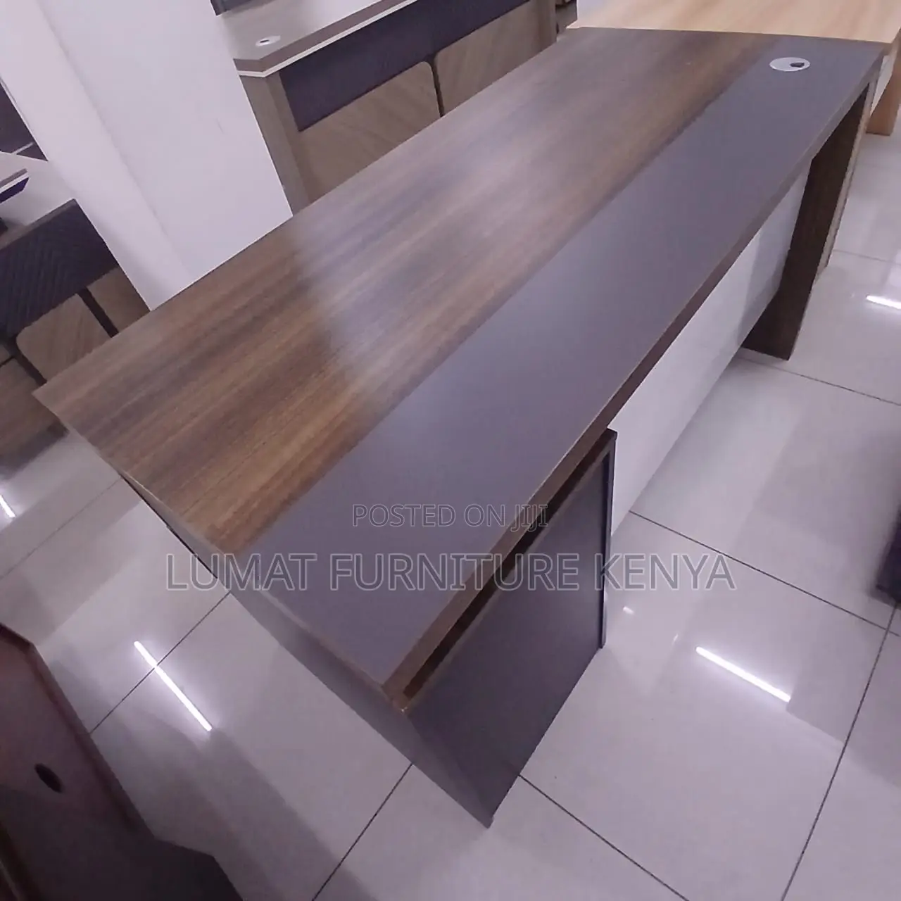 Wooden Office Desk With Drawers