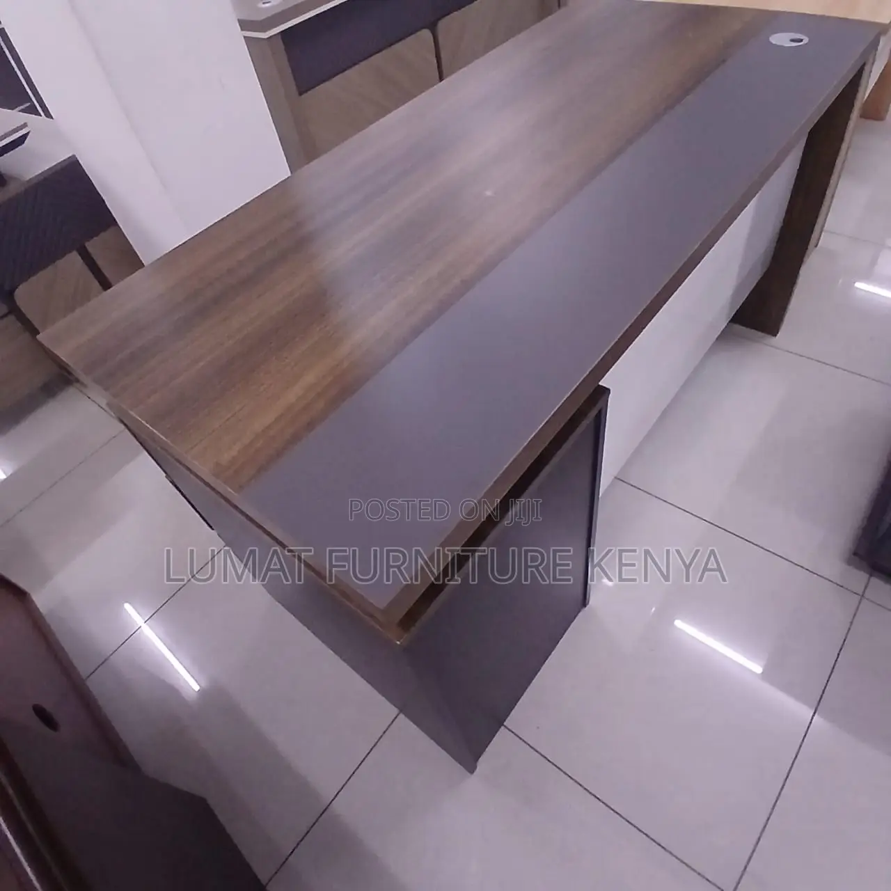 Wooden Office Desk With Drawers