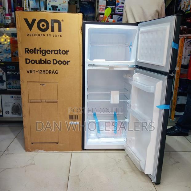 Von Double Door Fridge 125litres Direct Cool - main view