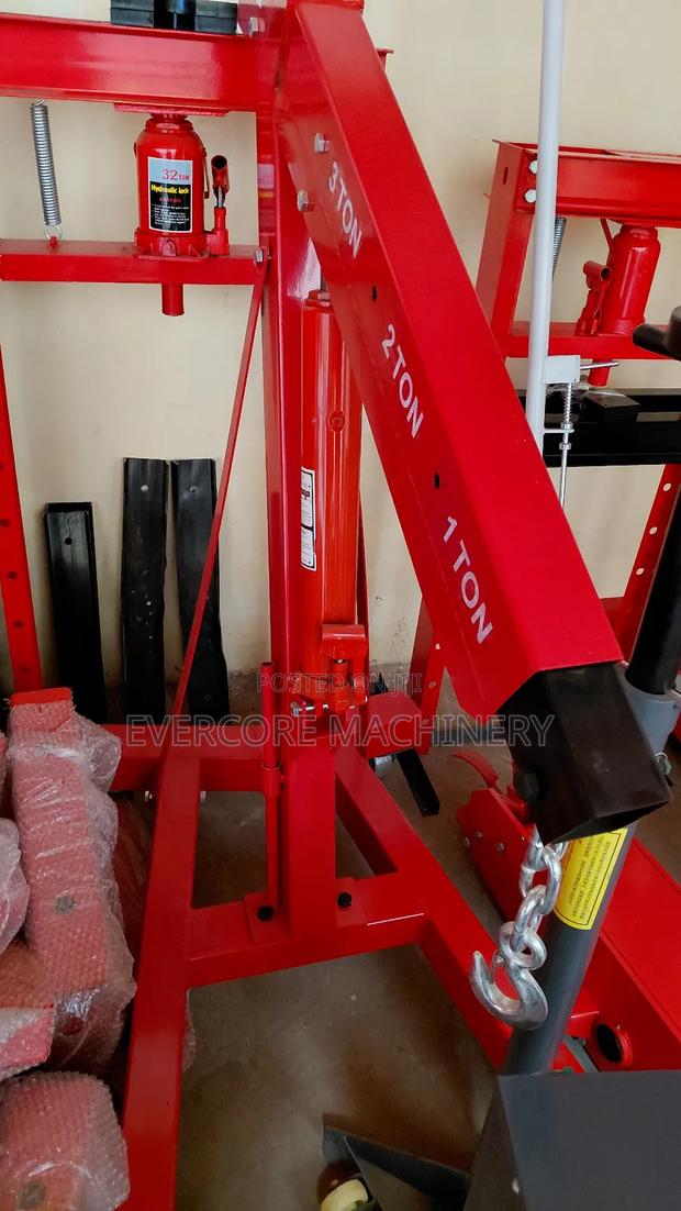 Heavy Duty 3 Tonne Engine Crane Machine Hydraulic. - thumbnail 2