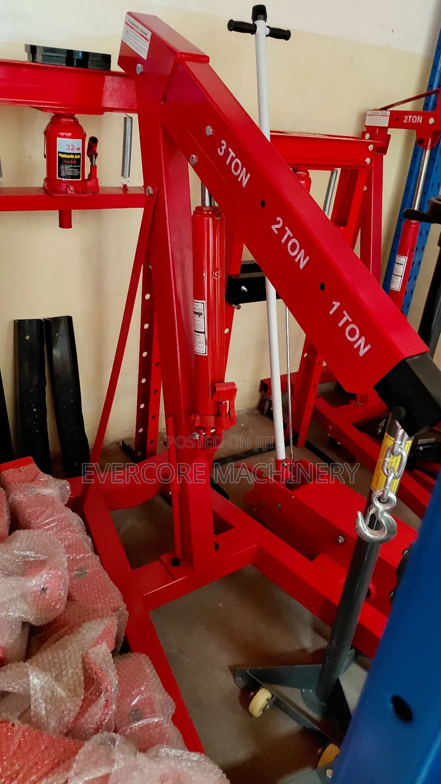 Heavy Duty 3 Tonne Engine Crane Machine Hydraulic.