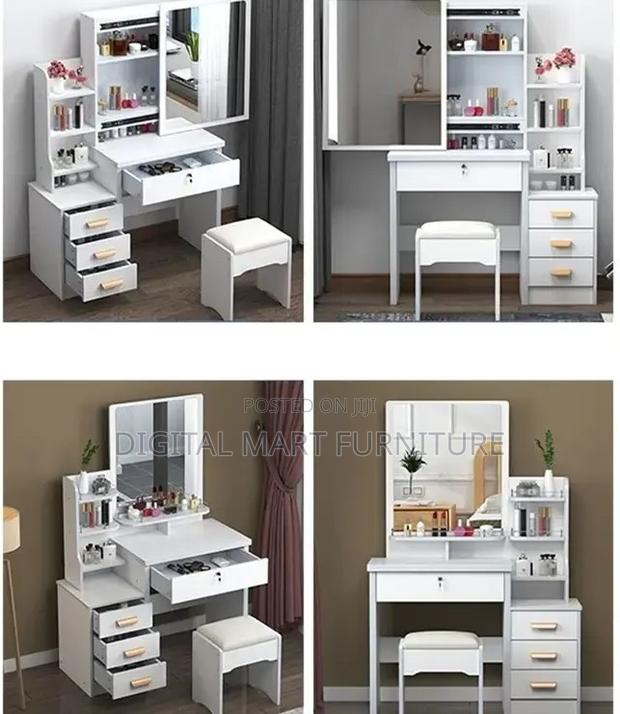 Dressing Table : Brown Dressing Table Without Light - thumbnail 4
