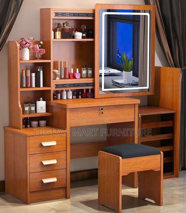 Dressing Table : Brown Dressing Table Without Light - thumbnail 10