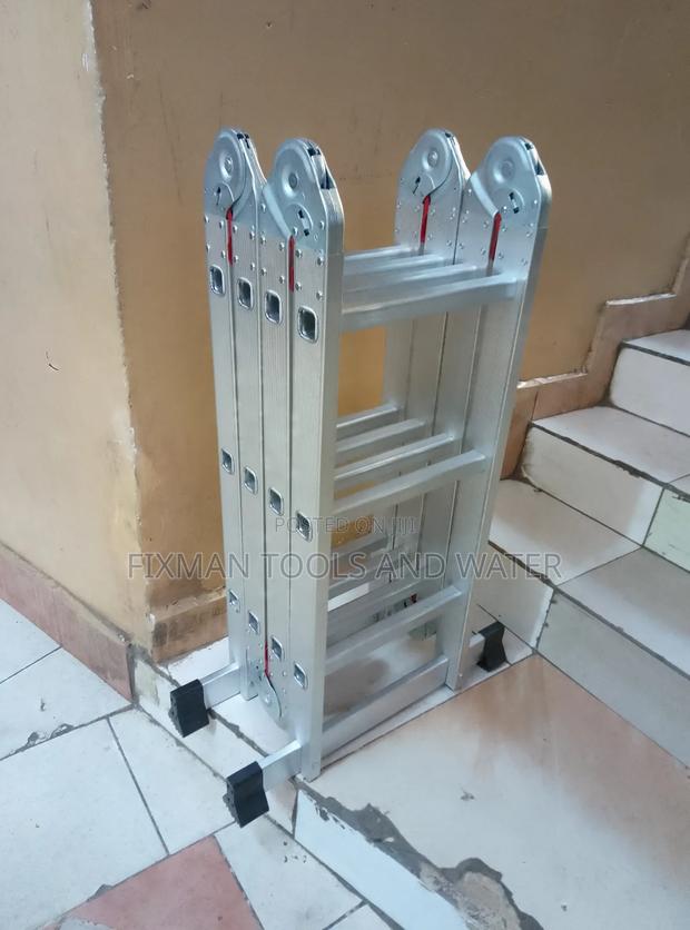 Heavy Duty Aluminium Ladders 3*4 Load 150 Kg 12 Ft Long