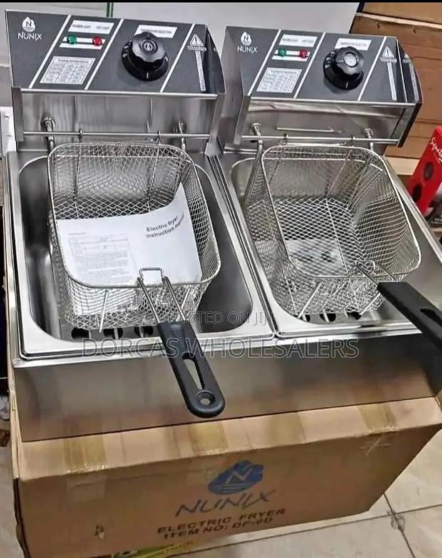 Powerful Nunix Double Fryer - main view