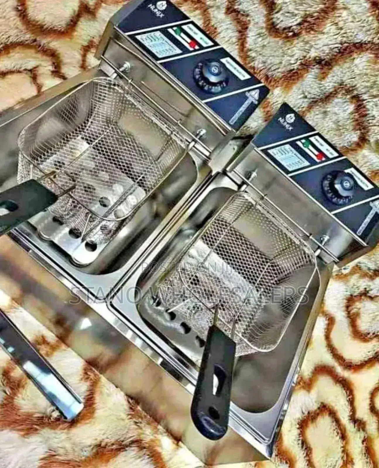 Electric Nunix Double Fryer